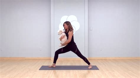 5 minute Surya A with Your Pup Course - YogaWorks