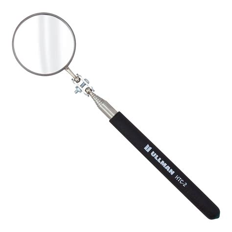 Buy Ullman HTC-2 Pocket Size Telescoping Inspection Mirror with 2.25 inch Round Mirror and Black ...