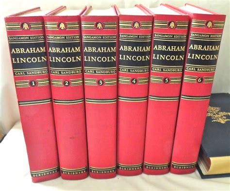 1941 Abraham Lincoln by Carl Sandburg 6 Vol. HC Book Set by ...