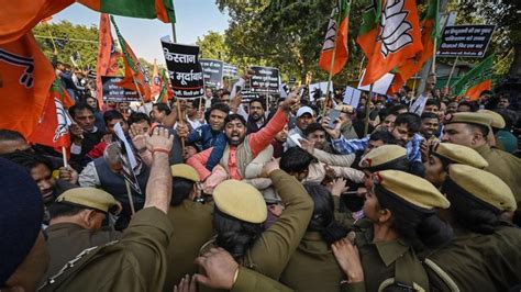 BJP stages protest outside Pakistan high commission over Bilawal’s remark on Modi | Latest News ...