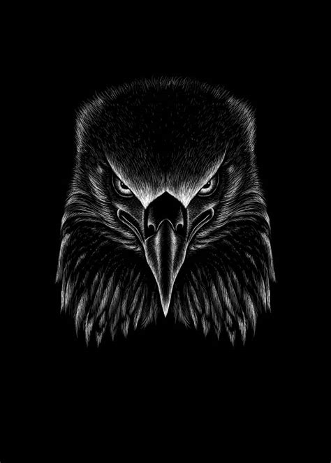 Download Black Eagle Art Iphone Wallpaper | Wallpapers.com