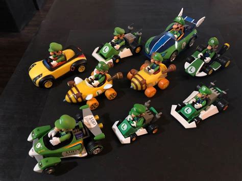 Nintendo Super Mario Luigi Kart Figure Set, Hobbies & Toys, Toys & Games on Carousell