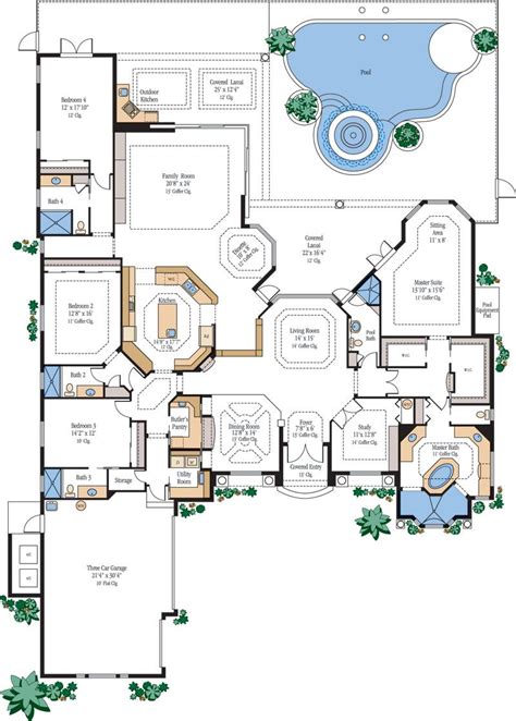 Beautiful Luxury Mansion Floor Plans (+6) Suggestion - House Plans ...