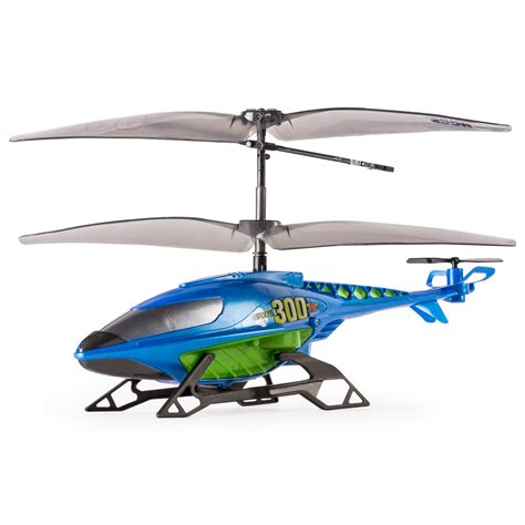 Air Hogs, Axis 300x RC Helicopter With Batteries - Blue & Green ...