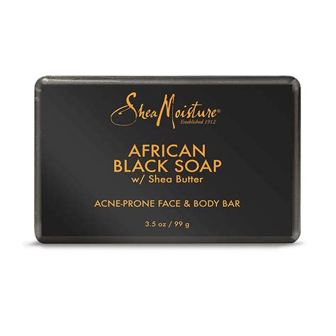 Shea Moisture - African Black Soap with Shea Butter - 99g - MYQT.com.au