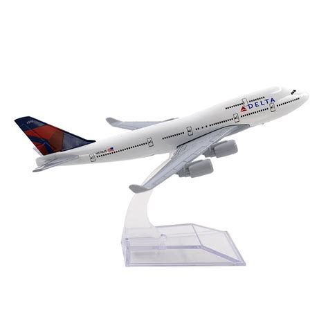 1:400 Delta Airlines Boeing 747 Airplane Metal Diecast Aircraft Model - Planesir Airplane Model ...