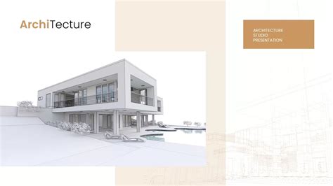 Architecture PowerPoint Template | Portfolio Presentation Layout