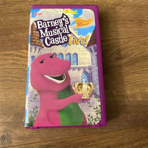 5 Barney VHS Video Tape Sing-Along Musical Castle Songs Concert Mother ...