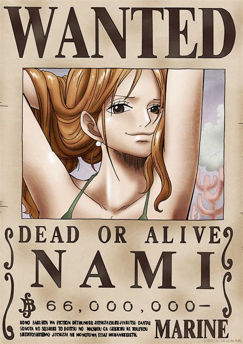 ONE PIECE WANTED: Dead or Alive Poster: Nami ( Official Licensed ) – THE NERD CAVE