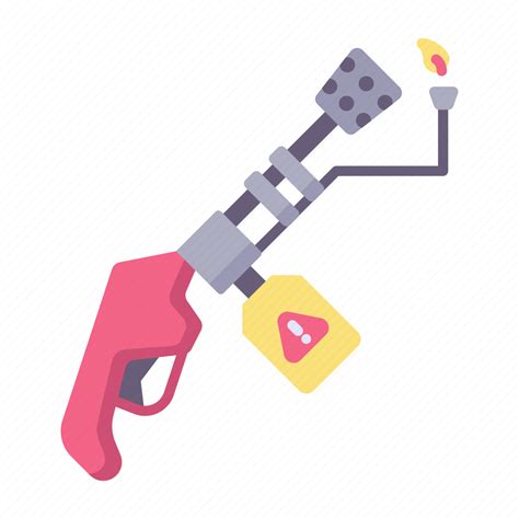 Flamethrower, fire, flammable, weapon icon - Download on Iconfinder