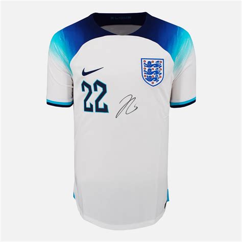 Jude Bellingham Signed England Shirt 2022-23 Home [Front] | The Vault