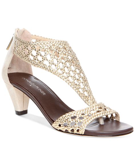 Donald J Pliner Donald J Pliner Verona Sandals in Gold (Platino) | Lyst