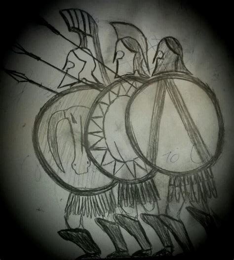 hoplite phalanx (art on desk) by JOHN-ALUCARD-HELLSIN on DeviantArt