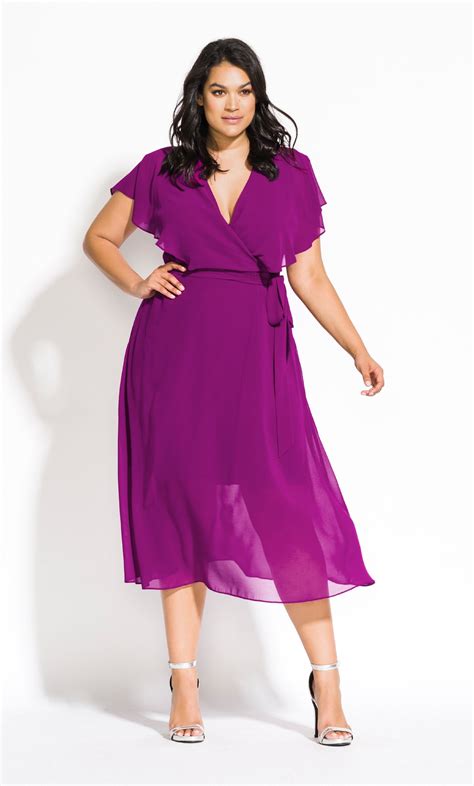 Softly Tied Dress - amethyst | Tied dress, Plus size fashion for women, Plus size dresses