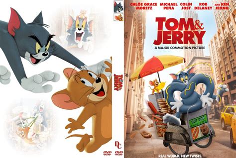 Tom and Jerry (2021) Custom Clean DVD Cover - DVDcover.Com