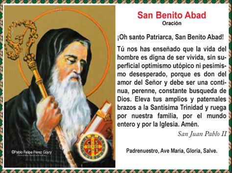 Contextus Global_Blog ©Perez Goyry Pablo Felipe : San Benito Abad_Oración