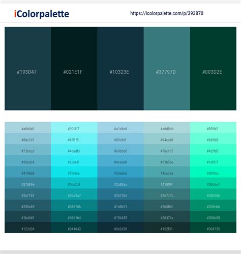 36 Latest Color Schemes with Deep Teal Color tone combinations | 2021 ...