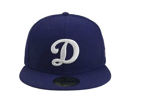 59fifty Hat Los Angeles Dodgers Baseball Fitted Dark Royal Blue 'D Cap - CY12MY30PU2 | Los ...