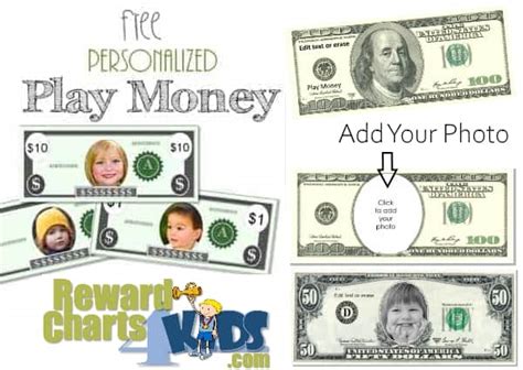 Free Custom Printable Play Money Template - FREE PRINTABLE TEMPLATES