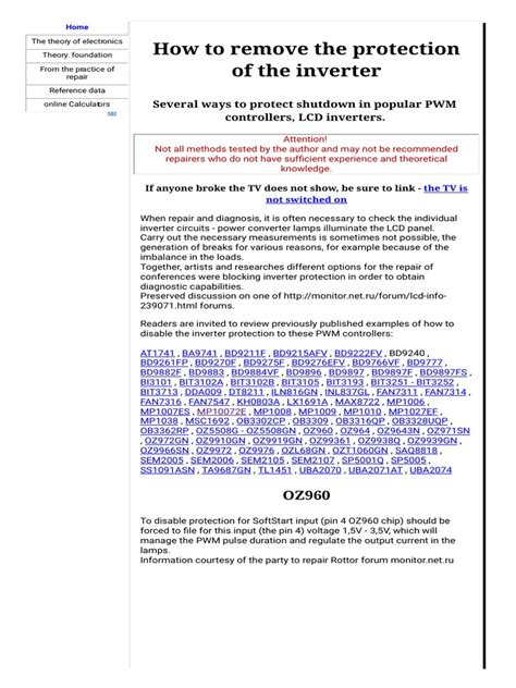 Disable Protection of The Inverter-3 | PDF | Power Inverter | Resistor