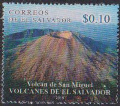 Stamp: San Miguel Volcano (El Salvador) (Volcanoes of El Salvador (2019)) Sn:SV 1814,Yt:SV 1962