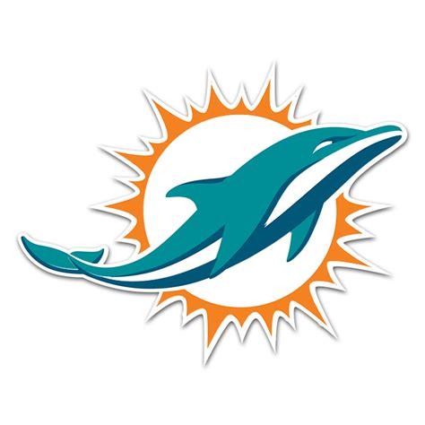 Miami Dolphins NFL Logo Sticker