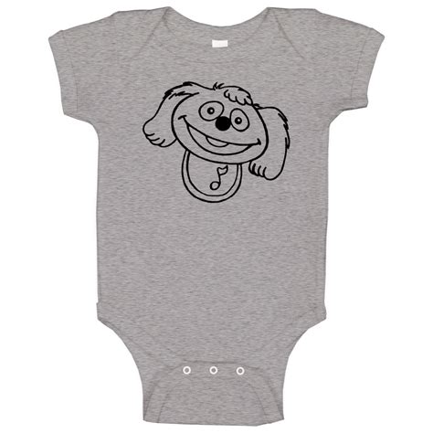 Baby Rowlf Muppet Babies 80s Cartoon Fan Baby One Piece