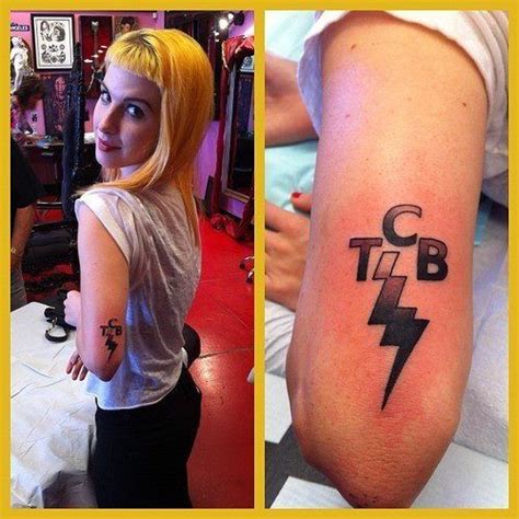 Hayley Fashion | Bolt tattoo, Hayley williams, Elvis tattoo