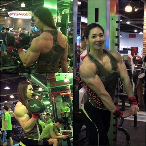 Yeon Woo Jhi | Exercise, Back and biceps, Body building women