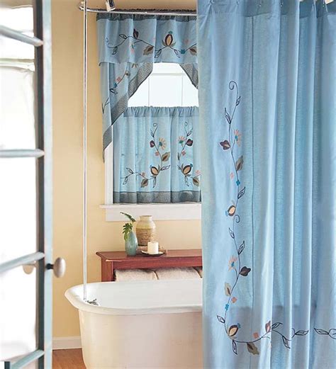 10 Modern Bathroom Window Curtains Ideas » InOutInterior