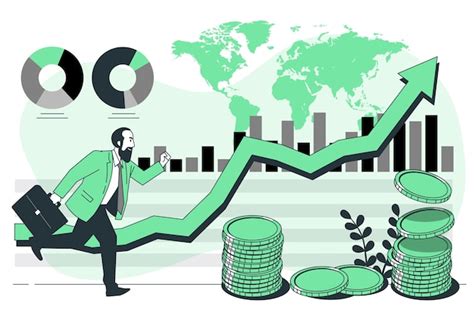 Free Vector | Global stock marketconcept illustration