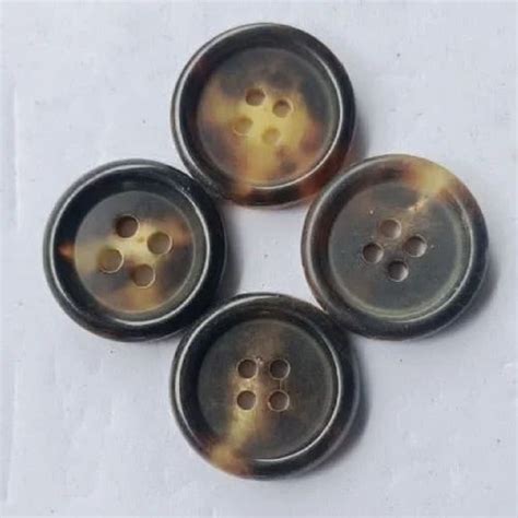 Black And Yellow Round Horn Button Handicraft at Rs 15/piece in Sambhal ...