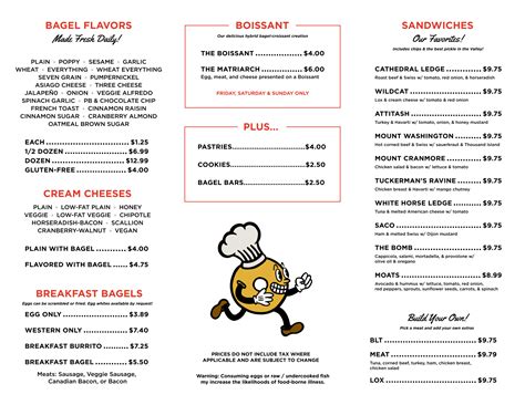 Our Menu — Bagels Plus