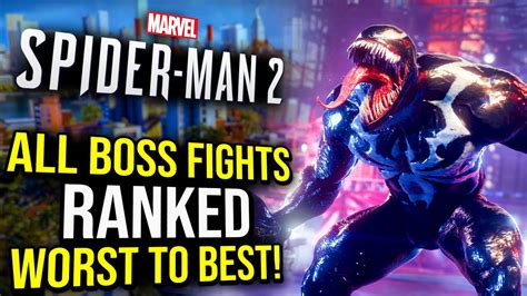 Spider-Man 2 All Major Boss Fights RANKED From Worst To Best! - YouTube