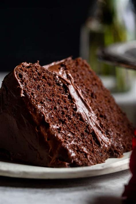 The FUDGIEST Dairy-Free Chocolate Cake - Food Faith Fitness