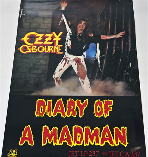 Home of Metal | Ozzy Osbourne Diary of a Mad Man poster (1981)