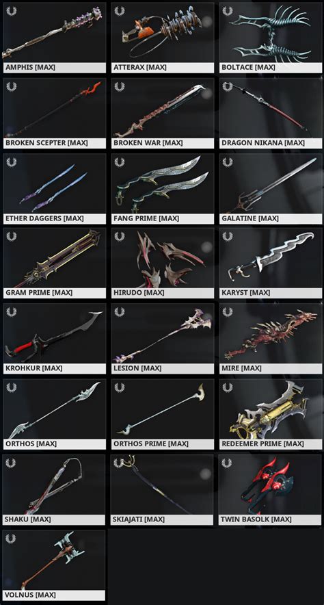 Which Melee Weapon should i keep? - Players helping Players - Warframe Forums