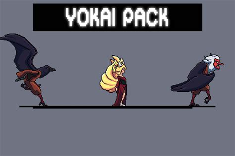 Free Yokai Pixel Art Character Sprites - CraftPix.net