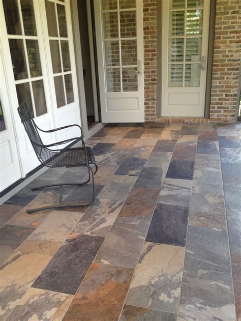 Porch Tile | Porch tile, Porch design, Porch flooring