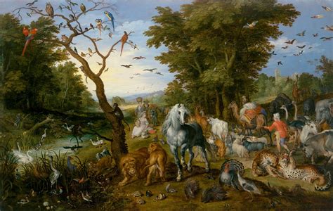 The Entry of the Animals into Noah's Ark [Jan Brueghel the Elder] | Sartle - Rogue Art History