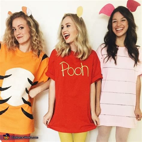 Pooh Bear, Piglet and Tigger Costume