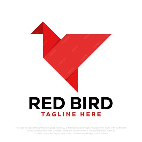 Premium Vector | Red bird logo vector logo templete