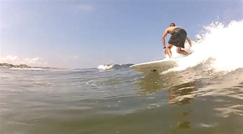 Surfing Sandbridge Beach Outer Banks Virginia USA