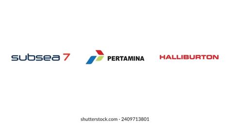 Pertamina Subsea 7 Halliburton Vector Editorial Stock Vector (Royalty ...