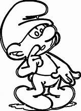 Clumsy Smurf Coloring Page  Wecoloringpagecom sketch template