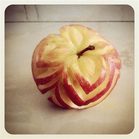 Apple fruit carving | Fruit carving, Fruit, Apple fruit