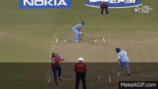 Yuvraj Singh 6 sixes in 6 balls against Stuart Broad on Make a GIF