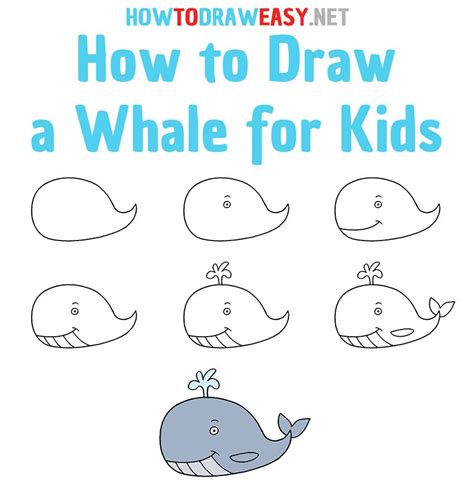 How to Draw a Whale Step by Step #Whale #WhaleDrawing #Drawing # ...