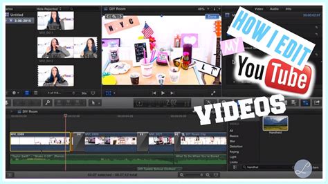 How I Edit My Youtube Videos | Final Cut Pro | Color Correct ...