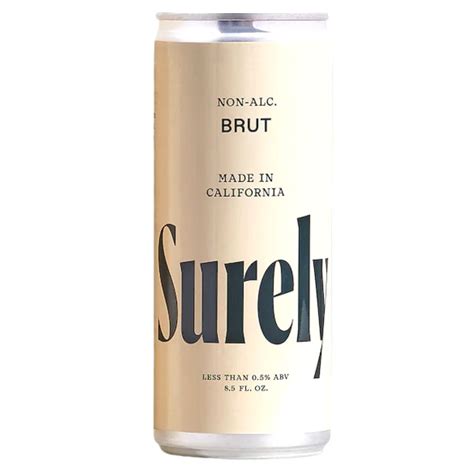 Surely Non-Alcoholic Brut Wine Can at Natura Market